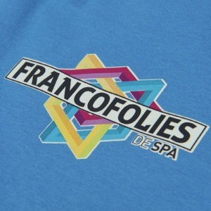 Alternative view of T-SHIRT BLEU FRANCOFOLIES DE SPA