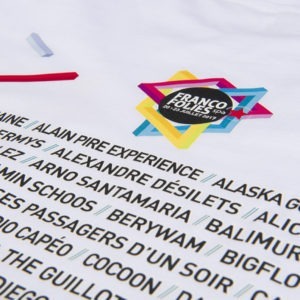 Alternative view of T-SHIRT BLANC FRANCOFOLIES DE SPA