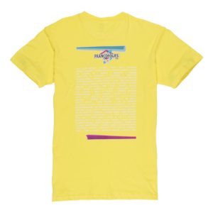 Alternative view of T-SHIRT JAUNE FRANCOFOLIES DE SPA