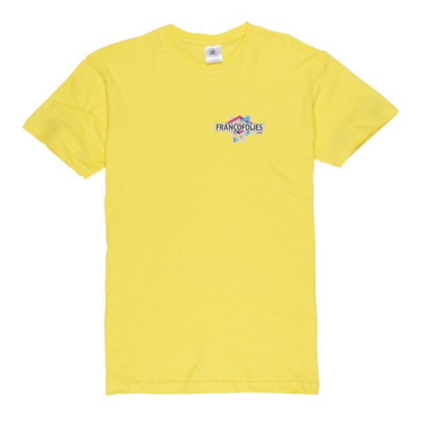 T-SHIRT JAUNE FRANCOFOLIES DE SPA