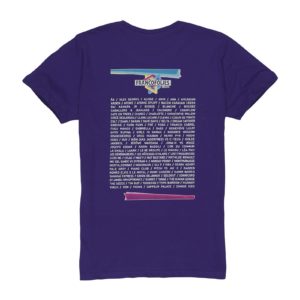 Alternative view of T-SHIRT MAUVE FRANCOFOLIES DE SPA