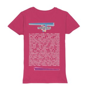 Alternative view of T-SHIRT ROSE FEMME FRANCOFOLIES DE SPA