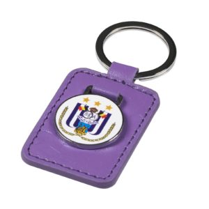 Alternative view of PORTE-CLÉS EN CUIR RSC ANDERLECHT