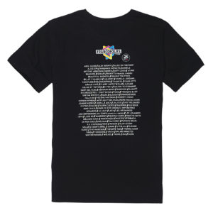 Alternative view of T-SHIRT NOIR FRANCOFOLIES DE SPA