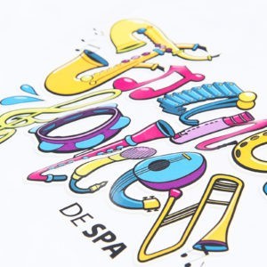 Alternative view of T-SHIRT BLANC FRANCOFOLIES DE SPA