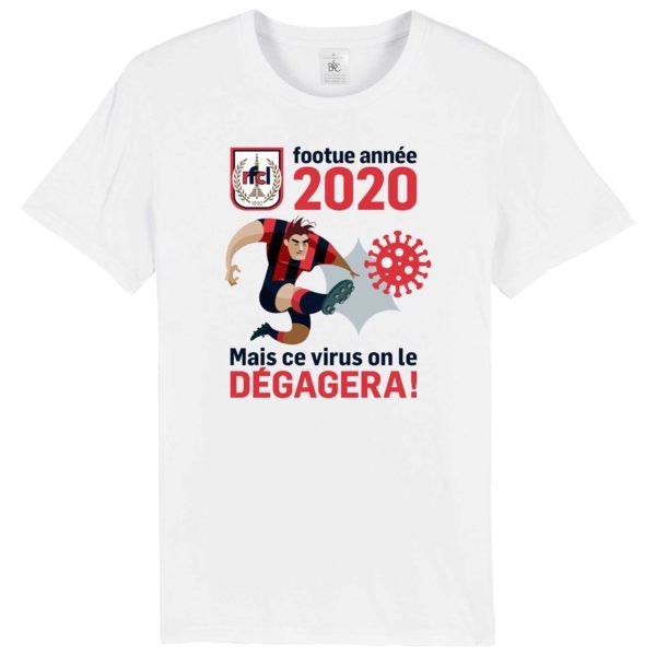 T-SHIRT FOOTUE COVID RFC LIEGE