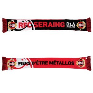 ÉCHARPE RFC SERAING FIERS D’ÊTRE MÉTALLOS