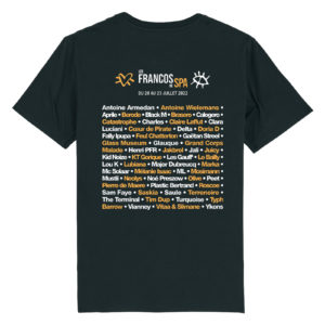 Alternative view of T-SHIRT NOIR FRANCOFOLIES DE SPA