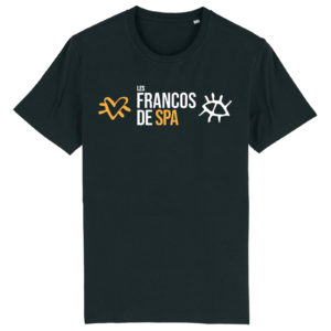 T-SHIRT NOIR FRANCOFOLIES DE SPA