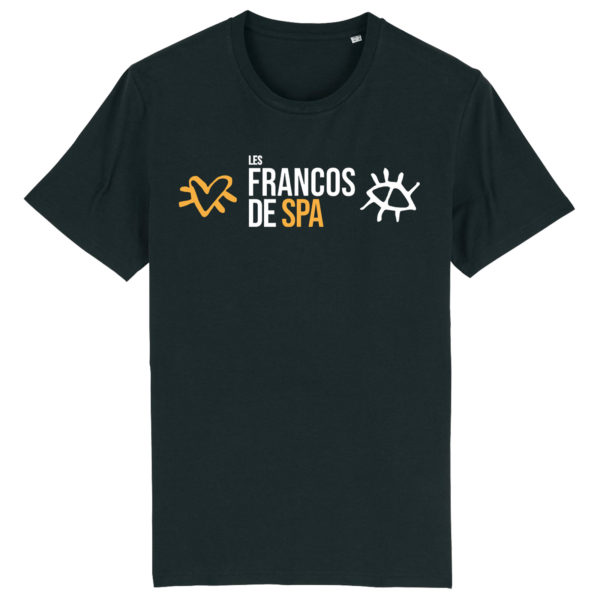 T-SHIRT NOIR FRANCOFOLIES DE SPA