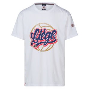 T-SHIRT LIÈGE BLANC